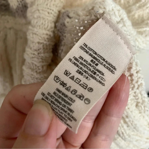 Free People  Chunky Knit Striped Shirt XS - Picture 4 of 9